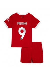 Liverpool Roberto Firmino #9 Babytruitje Thuis tenue Kind 2023-24 Korte Mouw (+ Korte broeken)